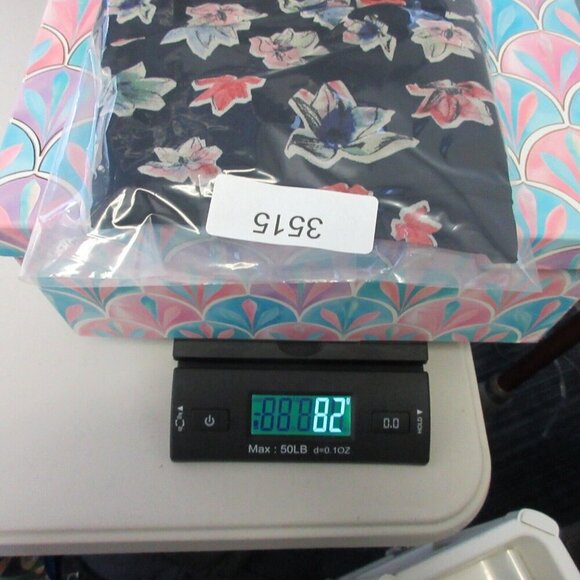 Club Monaco Silk Tank Camisole Womens Blouse S Navy Blue Floral Straps Casual 82 - Picture 9 of 9